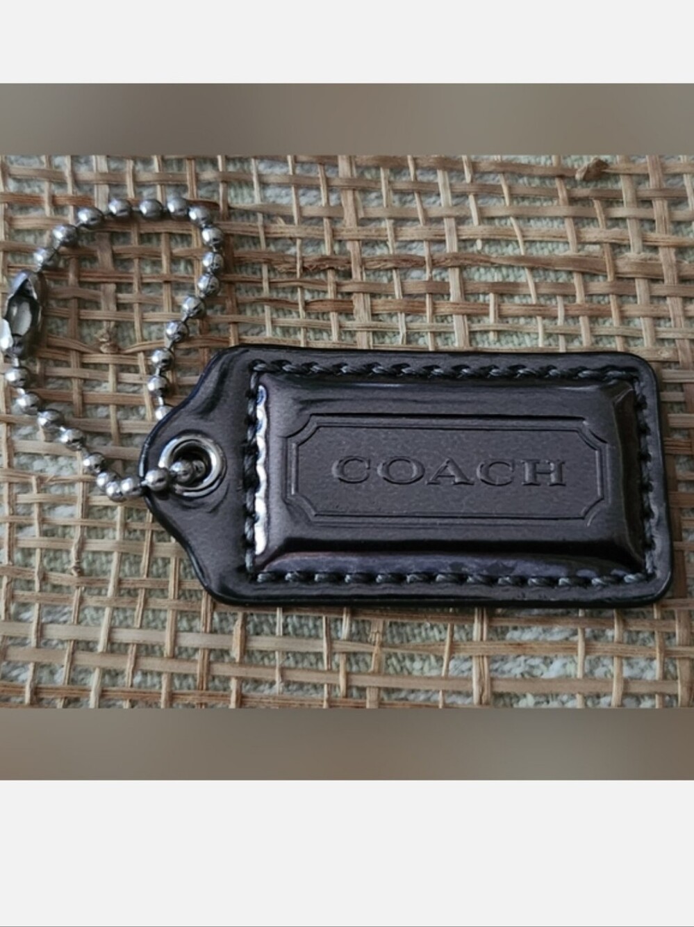 Metallic Purse Hang Tag Charm/ Key Chain